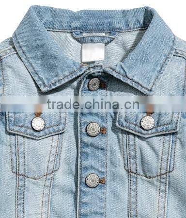 New fashion design boys blue jean jackets stylish kids denim coats