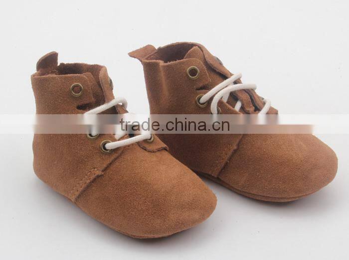 Genuine leather lovely cute fashion skidproof baby boots