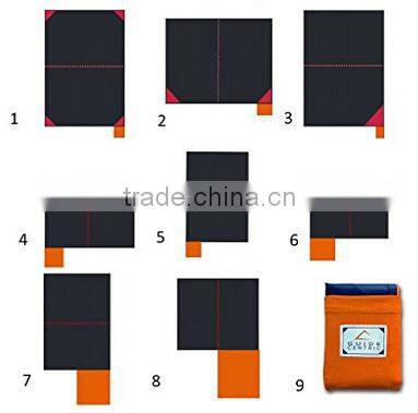 Portable Pocket Blanket for Beach, Outdoor, Picnic, Camping and Hiking beach mat set