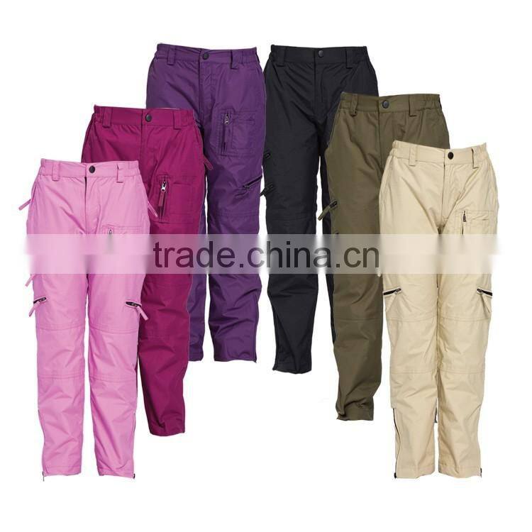 Kids winter trousers outdoor casual UNISEX multicolor hiking children sport pants