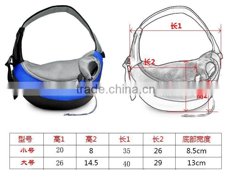 Mini pet carrier backpack with hole and differnet sizes colors custom bag