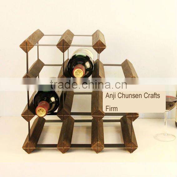 Expandable Wooden Wine Rack