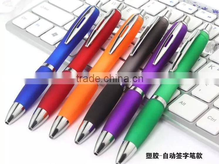 Cheap plastic promotional logo slogan print office ball pen