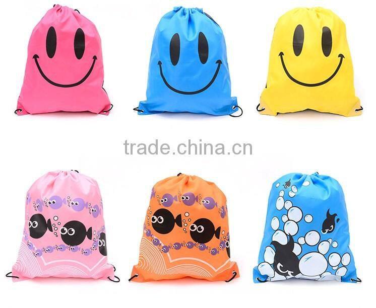 Promotional various durable using drawstring sports bag