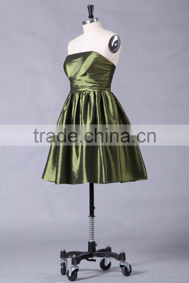 2017 New Fashion Elegant A-line Sweetheart tulle with short evening dress prom dresses ED109