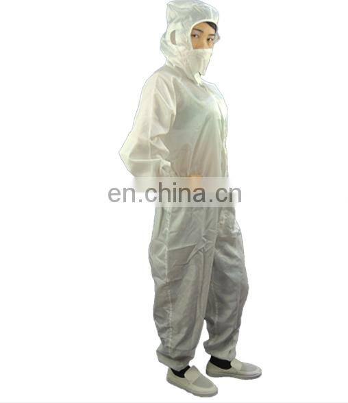 Garment factory, Stripe and grid Cleanroom ESD jumpsuit