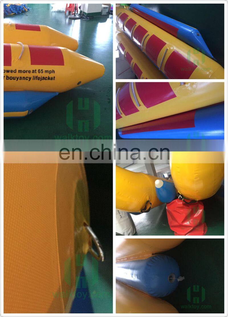 HI airtight sea floating 8 passengers inflatable banana boat for sale