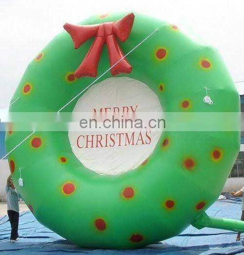 Snowman and Santa Claus Xmas inflatable chrismas model