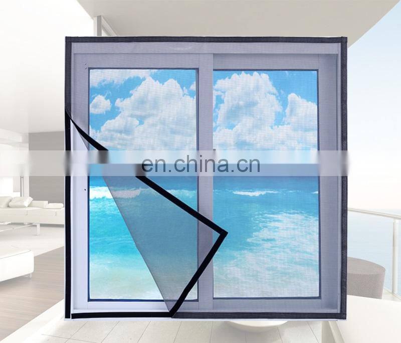 Magic window screen for against mosquito with Lace door head