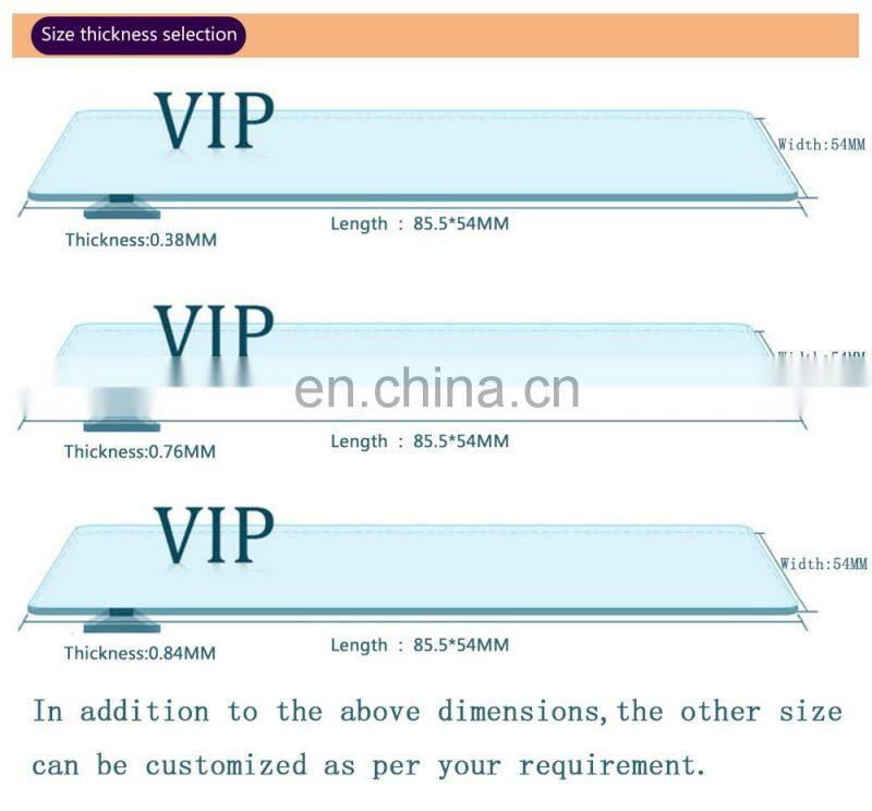 Good Quality Transparent Material Pvc Business Card