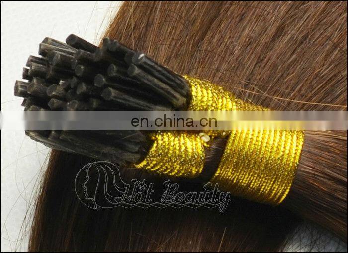 100% 16 inch Nail Tip Brazilian Human Hair Extensions