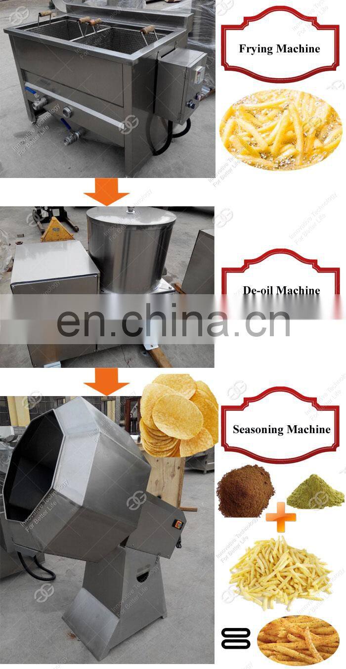 Factory Price Mini Fresh Frozen French Fries Making Machine Potato Chips Maker For Sale