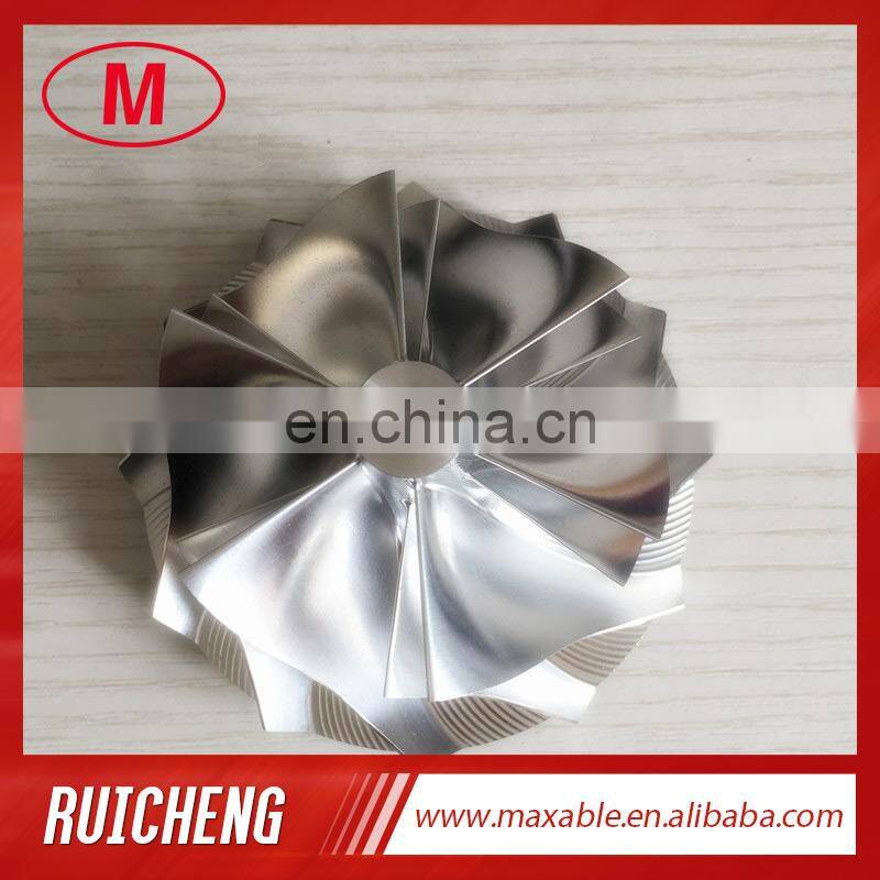 T04R 451470-0001 6+6 blades 66.65/84.00mm Turbocharger performance design Billet /milling/aluminum 2618 compressor wheel