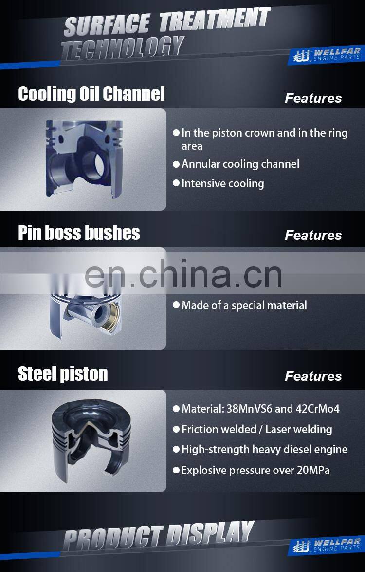 6BD1 Diesel Auto Engine Piston STD 5-12111-777-0 FOR ISUZU