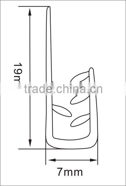 Flexible Hinged Data Strip Label Holder