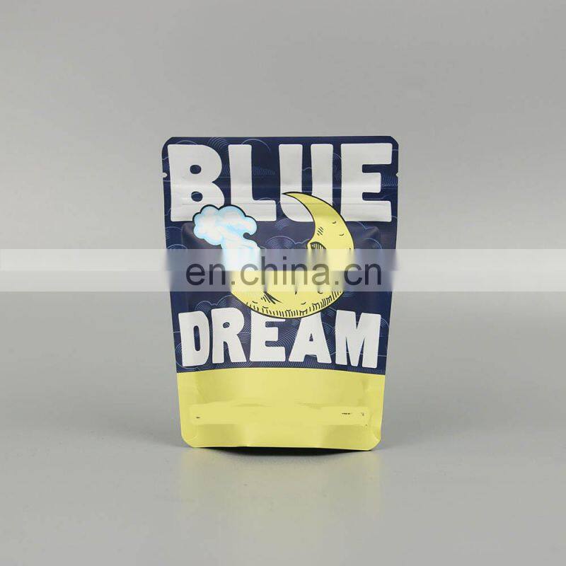 Food grade moisture proof edibles gummy packaging custom 3.5g cookie mylar bag stickers custom logo