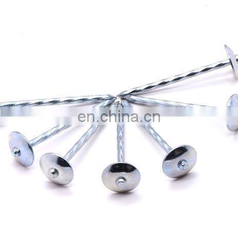 galvanized corrugated sheet nails twisted shank umbrella head roofing nails direct factory hot sale