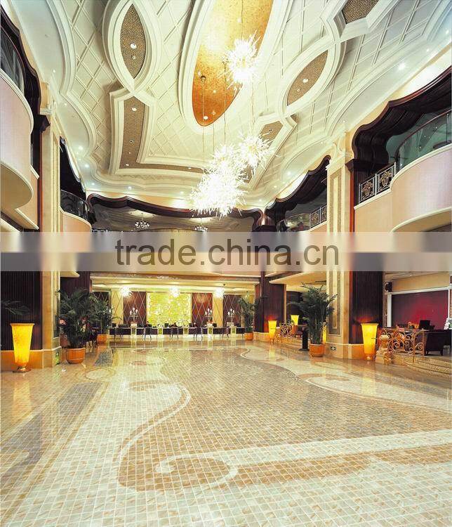 brown chinese tile for floor/cystal stone floor/interior decoration floor/wall tiles