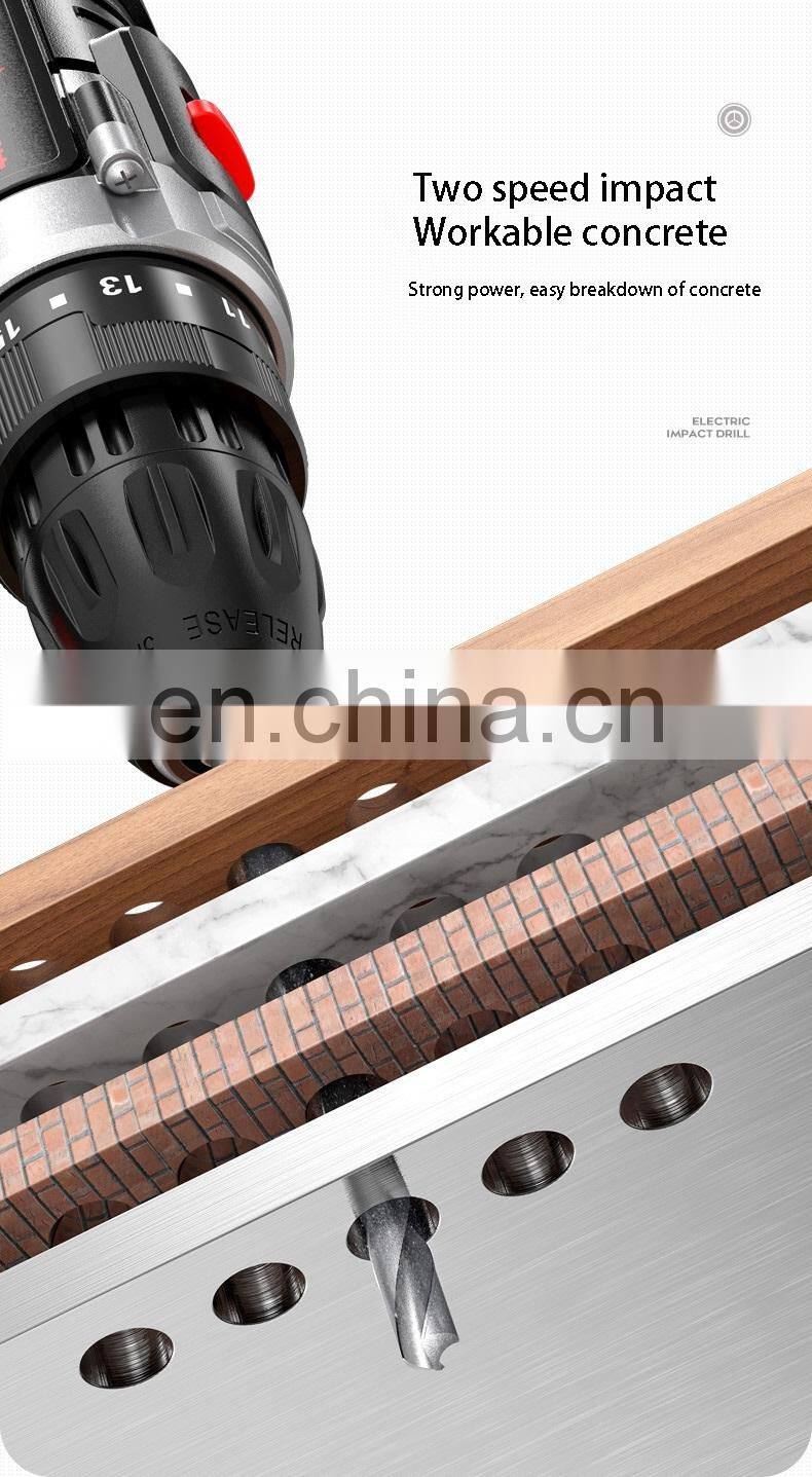 158vf-1 two speed brushless electric power hammer Brushless cordless drill