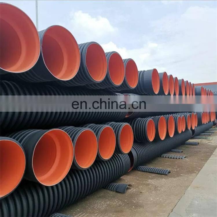 Hot Selling 1200 Double Wall Sn4 High Speed Machine Hdpe Corrugated Pipe For Sales