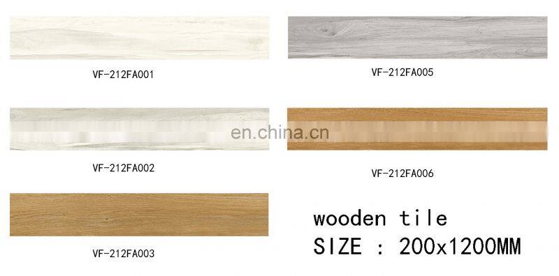 anti slip bedroom floor tile wood look porcelain wood tile 200x1200mm