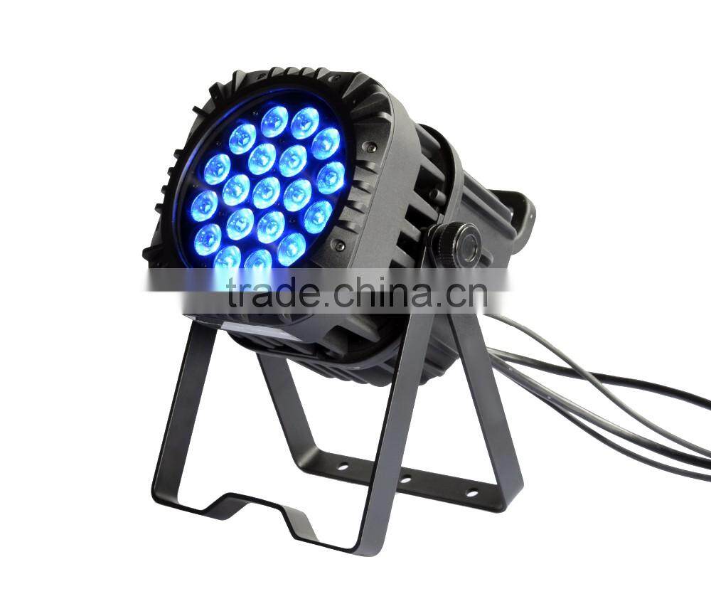 Outdoor led par light 19pcs*15w rgbwa ip65 led par
