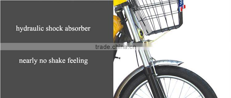 China cheap powerful 450w pedal cargo bike electric for adults
