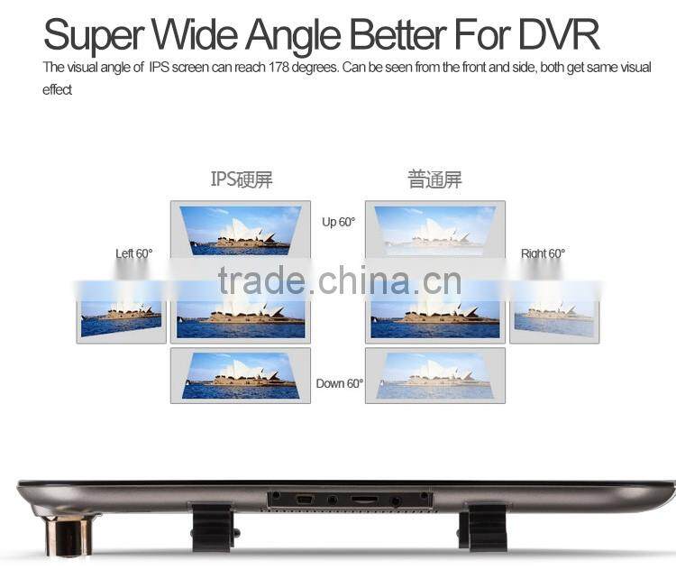 170 degree wide view angle 5.0 inch car rearview mirror video recorder