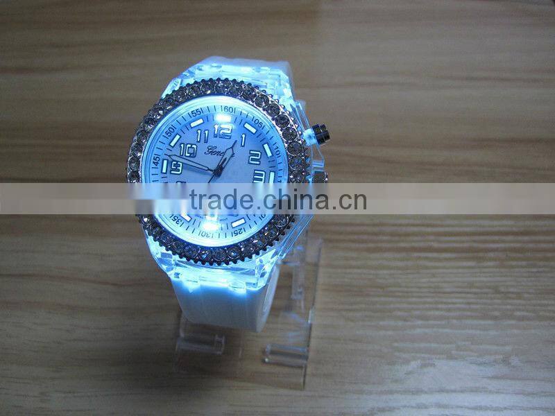 silicon watch 2013 beautiful led watch gift and premium