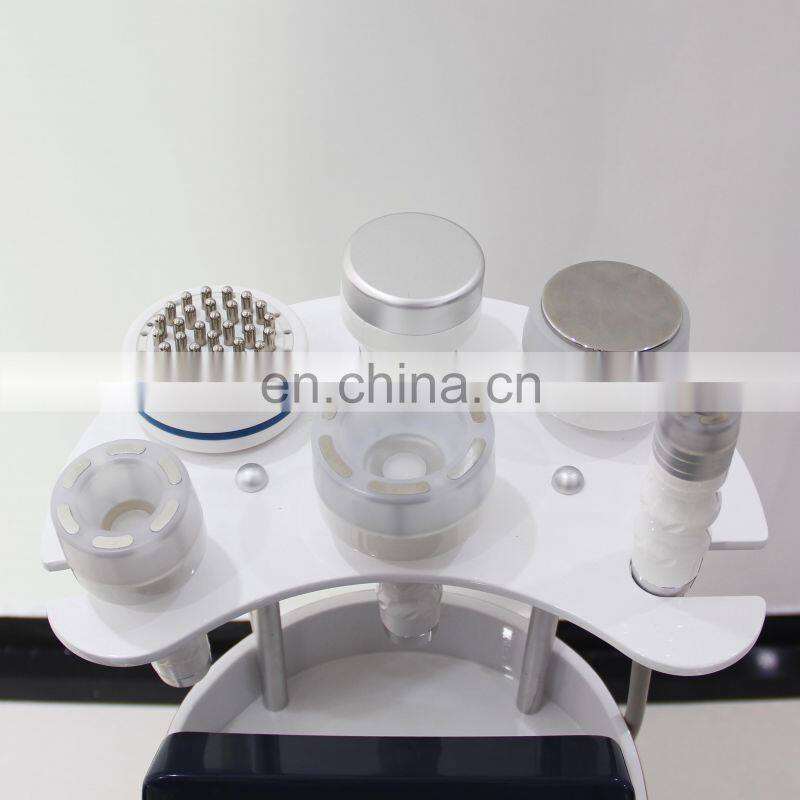 80K Cavitation Microcurrent Brush BIO RF LED Therapy Physiotherapy 6 in 1 Body Shaping Machine
