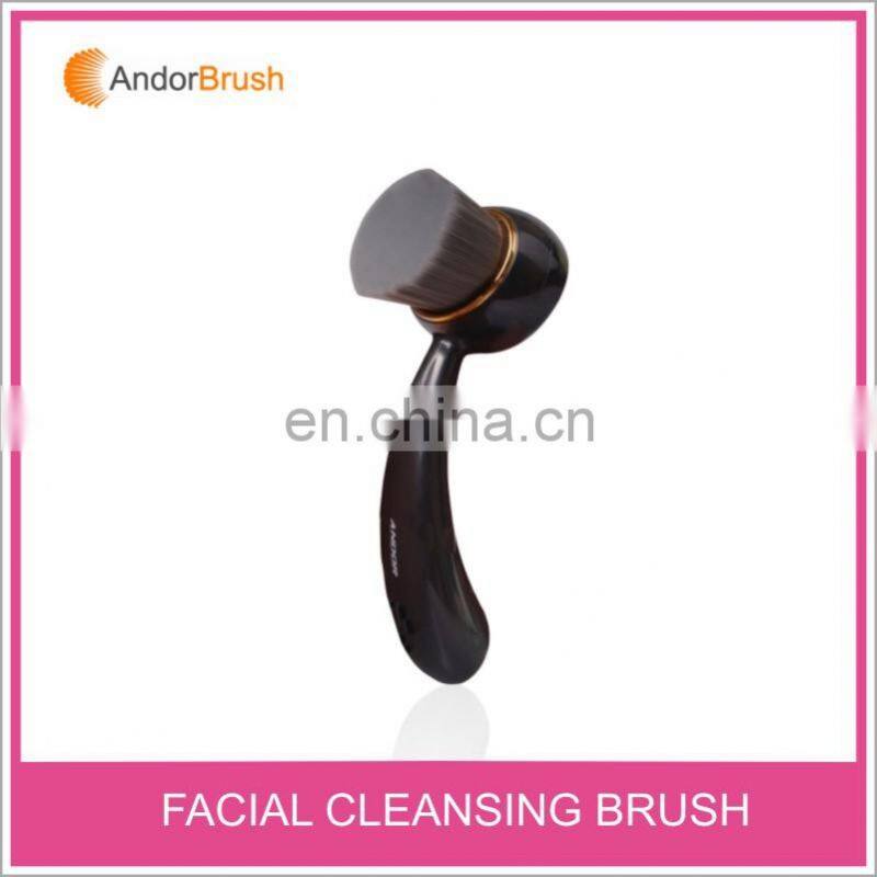 2021 superfine fiber Soft Facial Brush Deep Pore Cleansing Brush Nylon Face Washing Brush with Long Handle