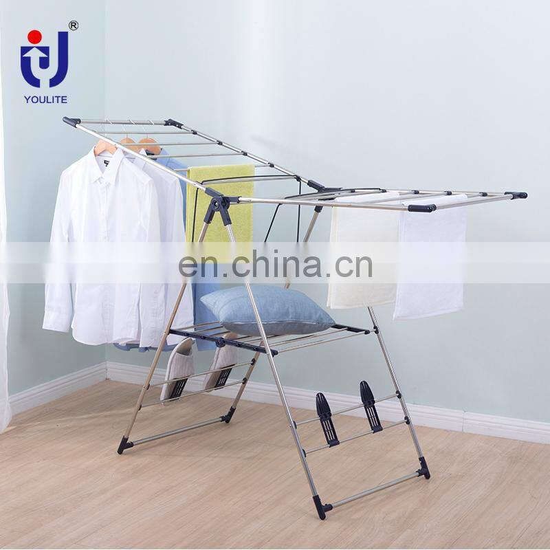 Hot selling Portable collapsible clothes drying rack
