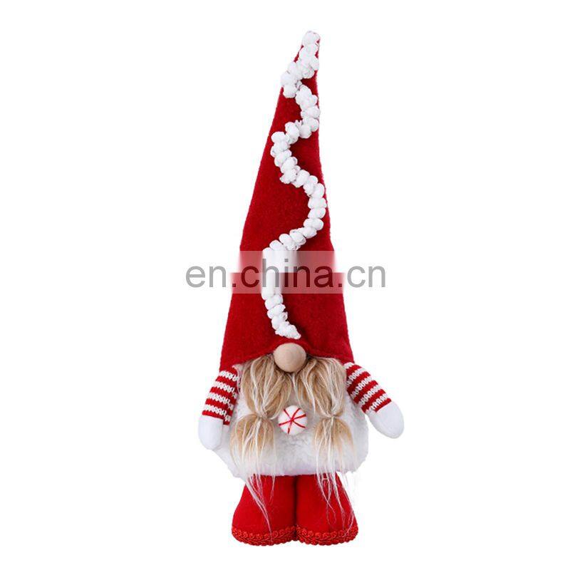 Christmas Faceless Gnome Santa Xmas Tree Hanging Ornament Doll Decoration For Home Pendant Gifts Drop Xmas Ornaments Party