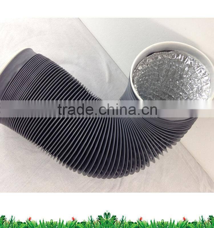 Quality premium aluminum foil flexible hose air conditioner ducting corrugated pipe for ventilation