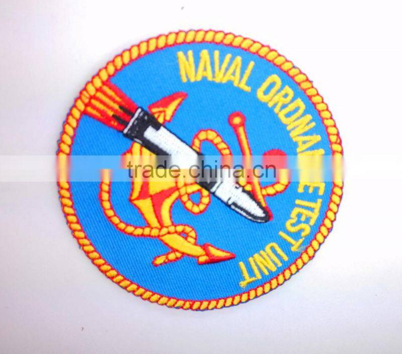 Custom green palatcka 2014 new design custom patch embroidery patch embroidered patch