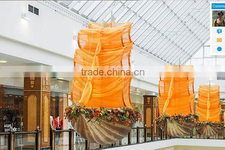 shopping mall hotel decoration christmas decoration Sailing ship sea rover