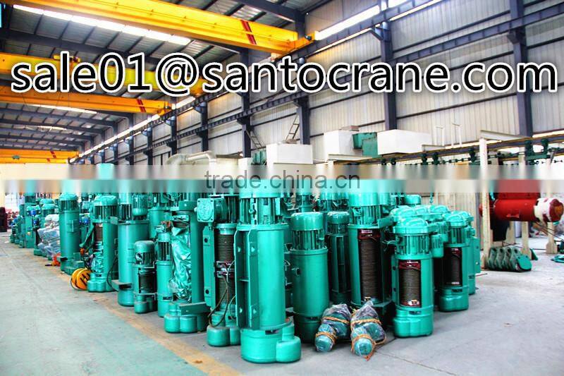 High Speed CD1 Model electric hoist 12 volt with Electric Trolley