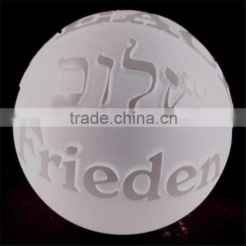 Unique design crystal paperweight for office supply