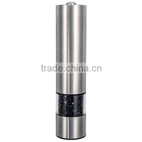Amazon top seller Automatic Stainless Steel Spice Pepper Salt Grinders