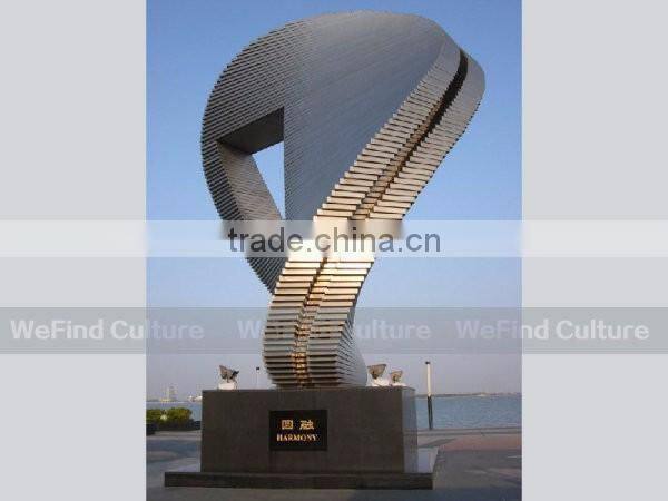 Special Large Stainless Steel Outdoor Sculpture for Square