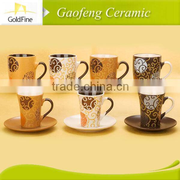 factory price porcelain wholesale cup and saucer