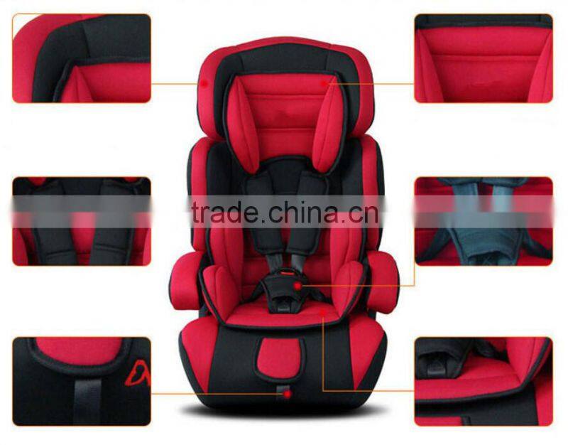 2015 new Convenient portable car baby seat with ECE R44/04 for group 1+2+3 (9-36kgs, 1-12 year baby)