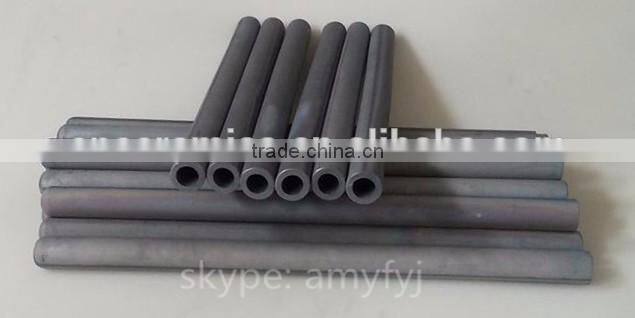 Reaction Bonded/Nitride Bonded Silicon Carbide Temperature Sensor Protection Tube SiC Ceramic Tubes