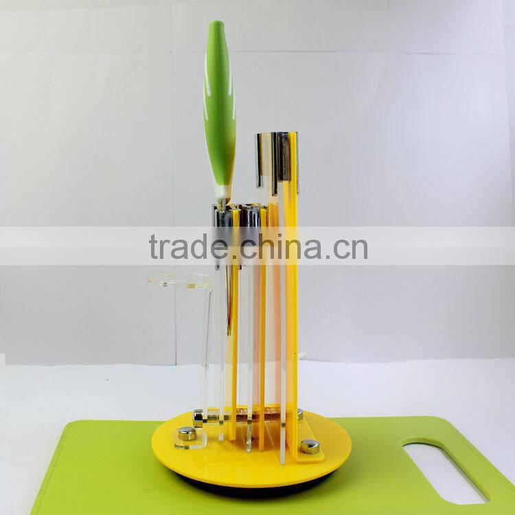 Fashion rose printing paring knife