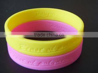 custom size silicone wristband without text