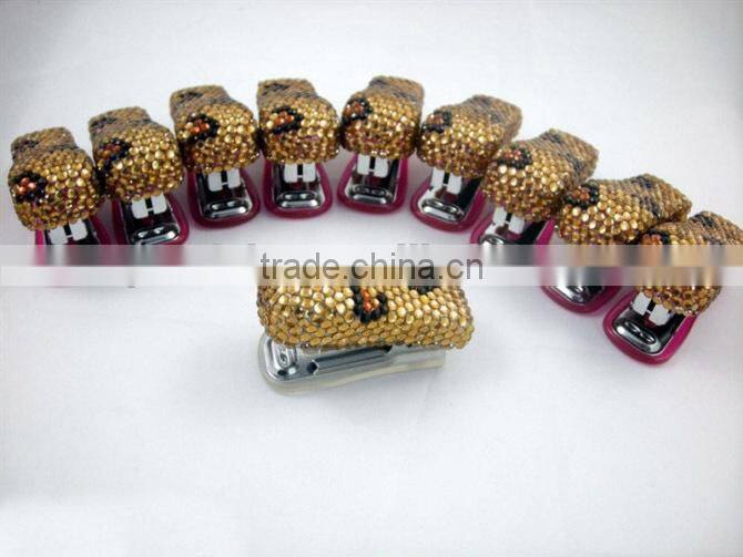Mini cute bling stapler