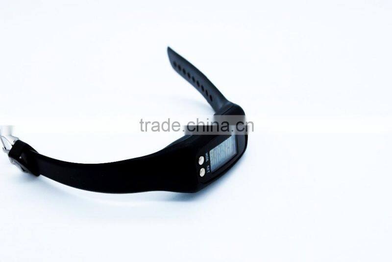 Stopwatch Smart Watch Sillicone watch with pedometer