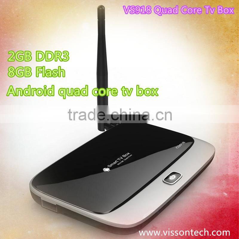 XBMC pre-installed smart mini pc best medial player with remote controller RK3188 quad core android tv box,OEM and ODM available