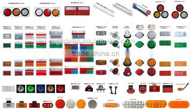 square rear combination lamp led lights for truck