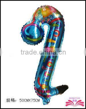 Saxophone shape foil balloon
